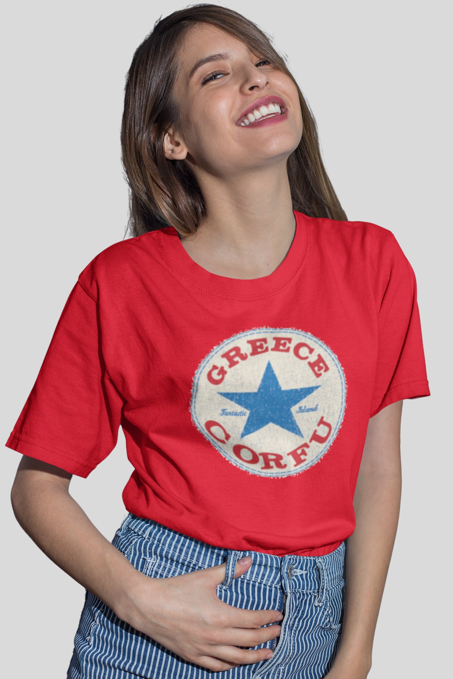 T-shirt-Corfu-Greece-Star